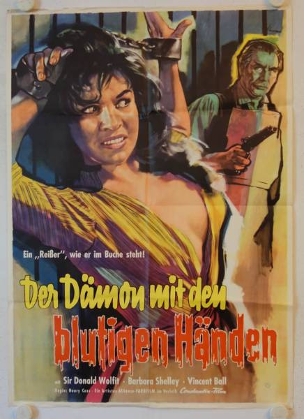 Blood of the Vampire original release german movie poster